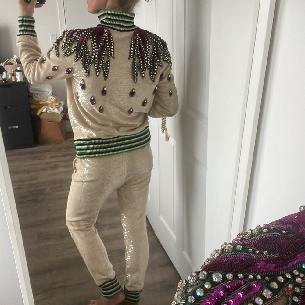 Gucci sequin jewelled track suit - Picture 14 of 15